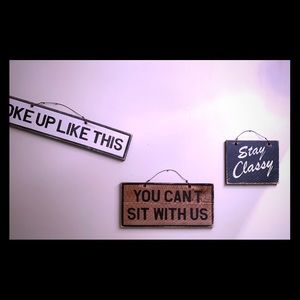 Decorative Weathered Signs